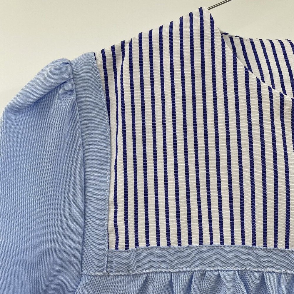 Pomander Place Tuckernuck Women's Quinn Dress Tier Mini Swing in Serenity Blue L - Picture 3 of 8